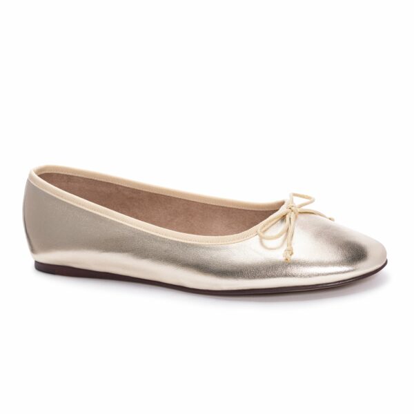 Audrey Ballet Flat for Women in Gold | by Chinese Laundry