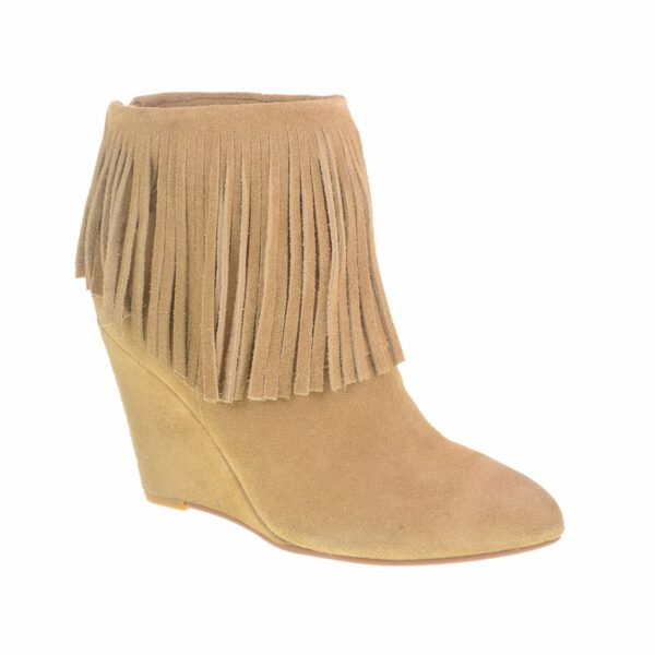 Arctic Suede Pointy Toe Bootie for Women in Camel | by Chinese Laundry