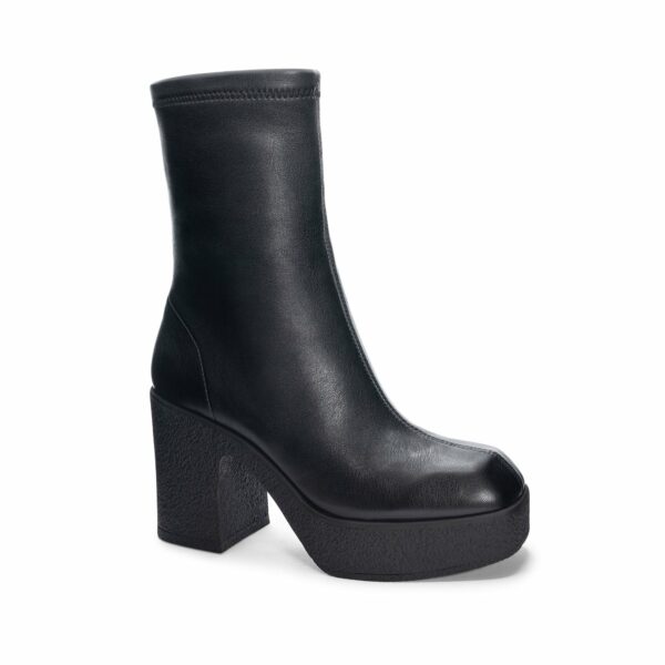 Callahan Platform Bootie for Women in Black | by Chinese Laundry