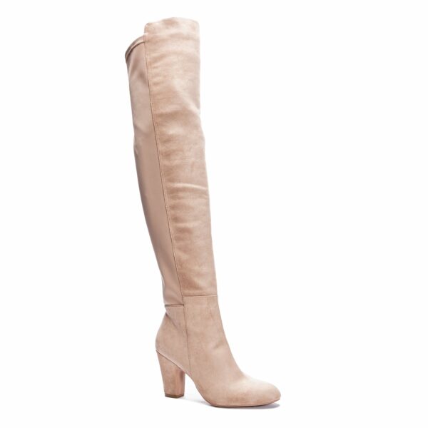 Canyons Over the Knee Boots for Women in Taupe | by Chinese Laundry