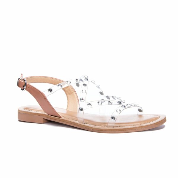 Candi Sandal for Women in Nude/Clear | by Chinese Laundry