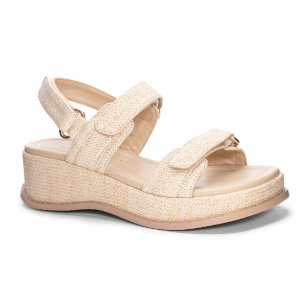 Cyra Casual Sandal for Women in Cream | by Chinese Laundry