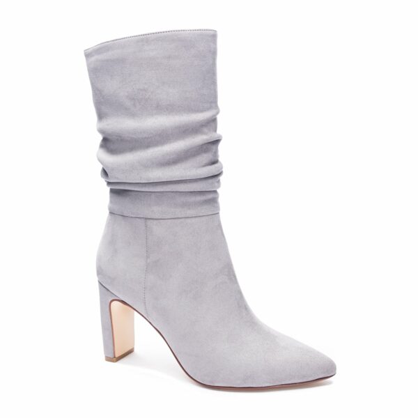 Ezra Suedette Bootie for Women in Grey | by Chinese Laundry