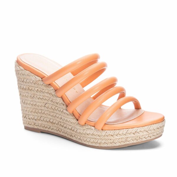 Eleana Wedge for Women in Orange | by Chinese Laundry