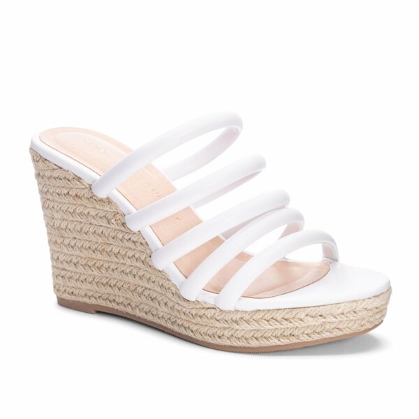 Eleana Wedge for Women in White | by Chinese Laundry