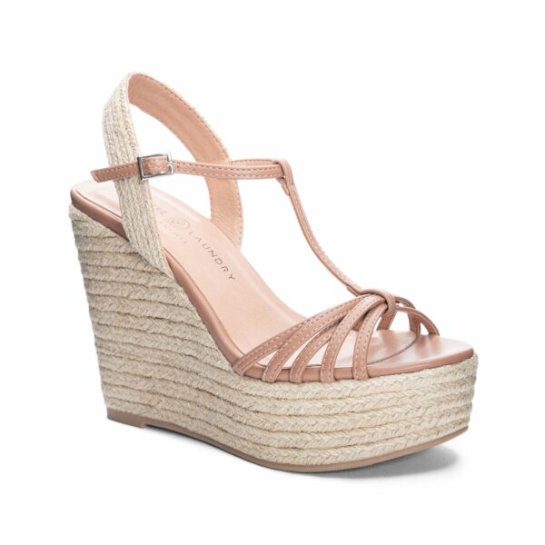 Evie Casual Wedge for Women in Sunkiss Nude | by Chinese Laundry