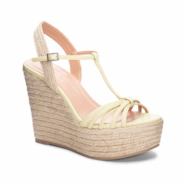 Evie Casual Wedge for Women in Light Yellow | by Chinese Laundry