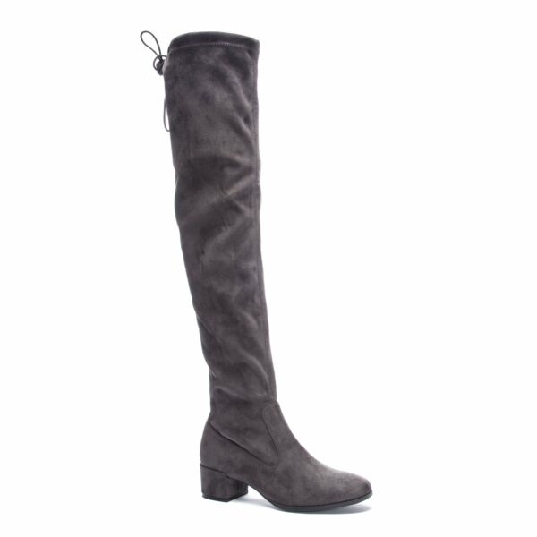 Mystical Over the Knee Boot for Women in Gunmetal | by Chinese Laundry