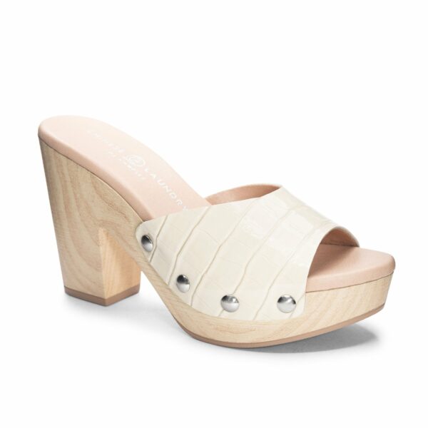 Forever Clog Sandal for Women in Cream | by Chinese Laundry