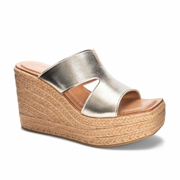 Next Door Wedge for Women in Light Gold | by Chinese Laundry