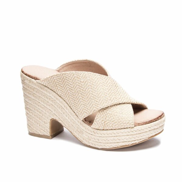 Quay Wedge Sandal for Women in Natural | by Chinese Laundry