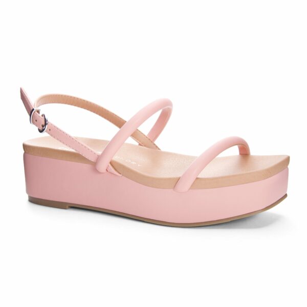 Skippy Platform Sandal for Women in Pink | by Chinese Laundry