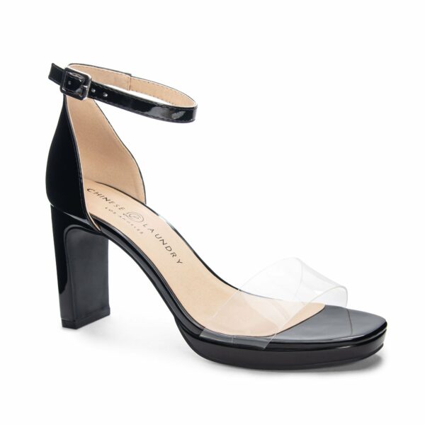 Timi Platform Sandal for Women in Black | by Chinese Laundry