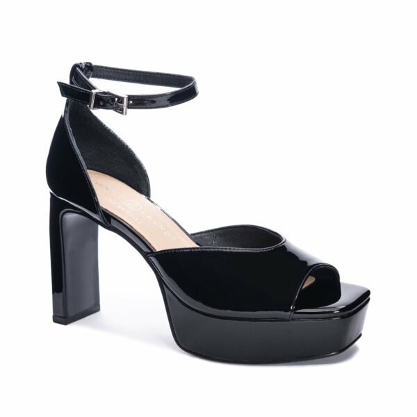 Tiana Platform Sandal for Women in Black | by Chinese Laundry