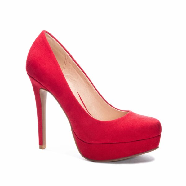 Wendy II Platform Pump for Women in Red | by Chinese Laundry