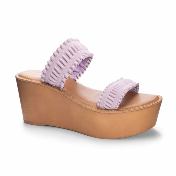 Windy Platform Wedge for Women in Lavender | by Chinese Laundry