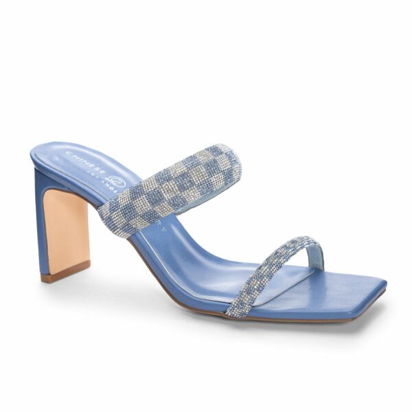 Yessenia Dress Sandal for Women in Blue | by Chinese Laundry