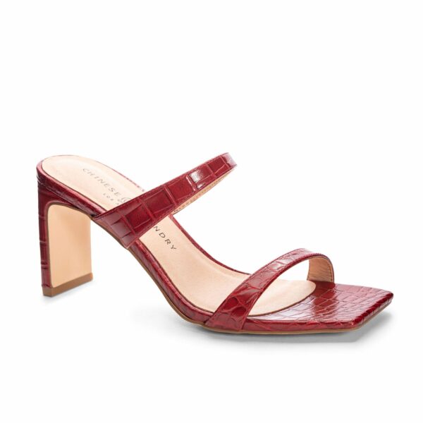 Yaya Dress Sandal for Women in Red | by Chinese Laundry