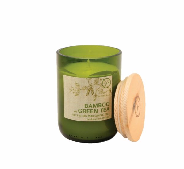 Paddywax | Eco 8 oz Candle - Bamboo + Green Tea