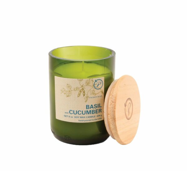 Paddywax | Eco 8 oz Candle - Basil + Cucumber