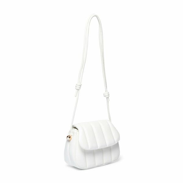 Brooklyn Quilted Mini Crossbody Bag for Women in White | by Chinese Laundry