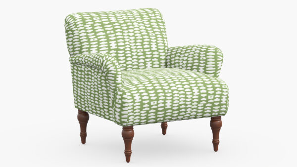 The Inside | Traditional Accent Chair | Olive Odalisque | Espresso