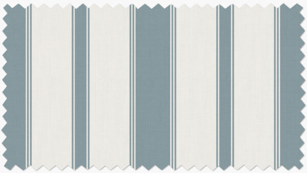 The Inside | Fabric By The Yard | Quilting Cotton | French Blue Clarence Stripe