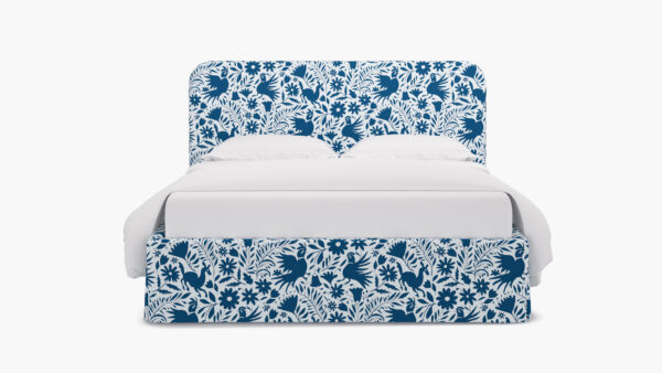 The Inside | Skirted Platform Bed | Cerulean Frida