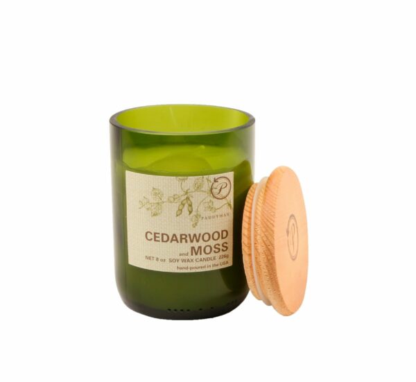 Paddywax | Eco 8 oz Candle - Cedarwood + Moss