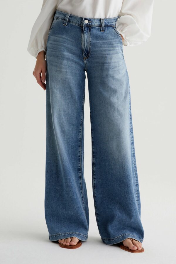 Adriano Goldschmied Stella Wide Leg Jean / Light Blue