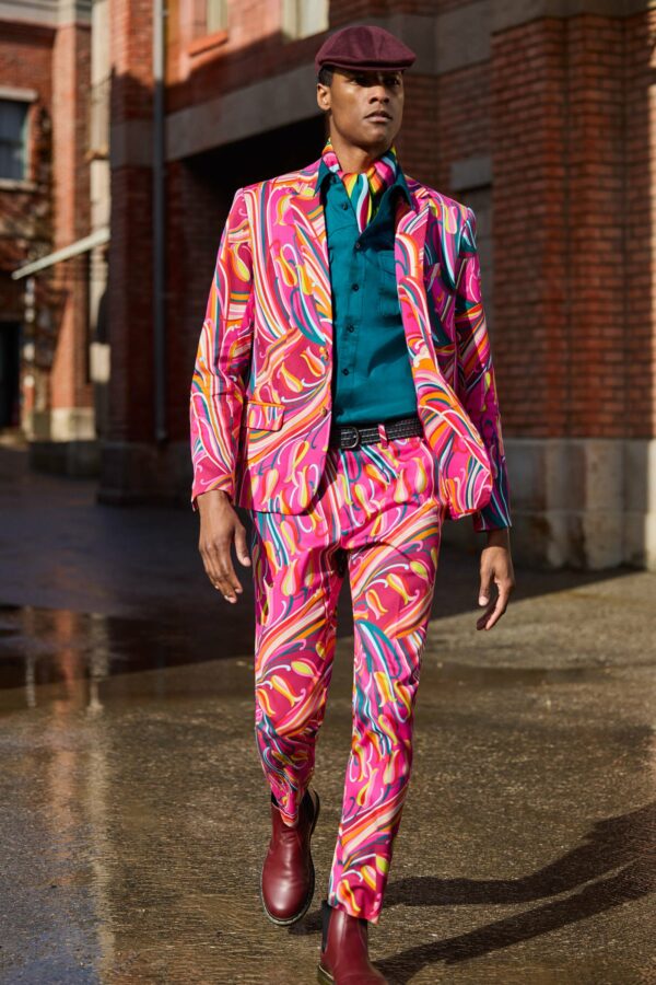 Mr Turk Alex Slim Trouser / Radio City Rose Multi