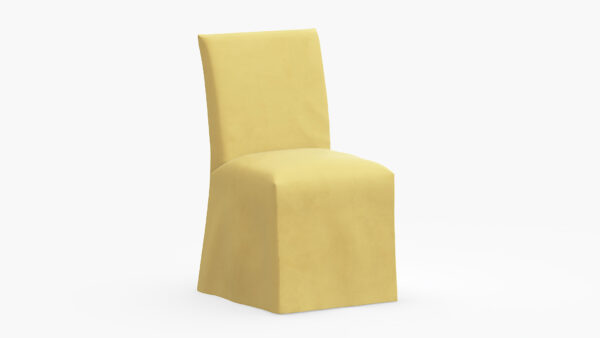 The Inside | Slipcovered Dining Chair | Canary Velvet