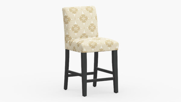 The Inside | Classic Dining Counter Stool | Fully Assembed | Rattan Solaire | Black