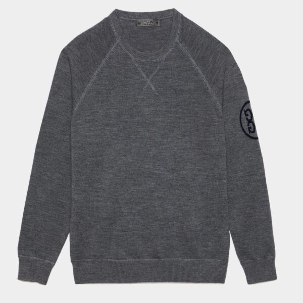 G/FORE Crewneck Sweater - Heather Grey