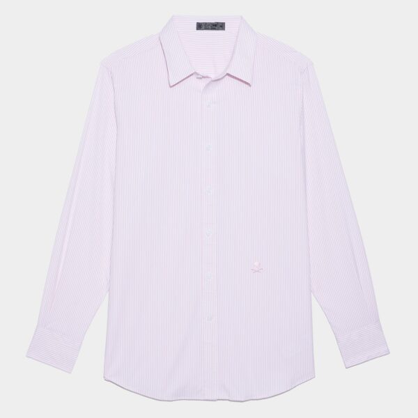 G/FORE Classic Stripe Woven Shirt Button-Up - Lilac