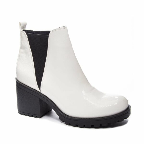 Lisbon Bootie for Women in White | by Dirty Laundry