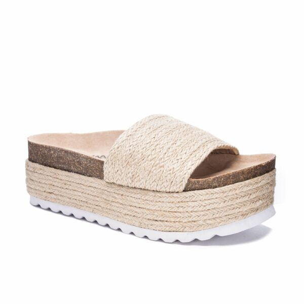 Palm Desert Casual Wedge for Women in Natural | by Dirty Laundry