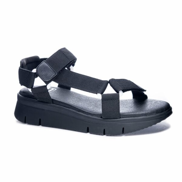 Qwest Sport Sandal for Women in Black | by Dirty Laundry