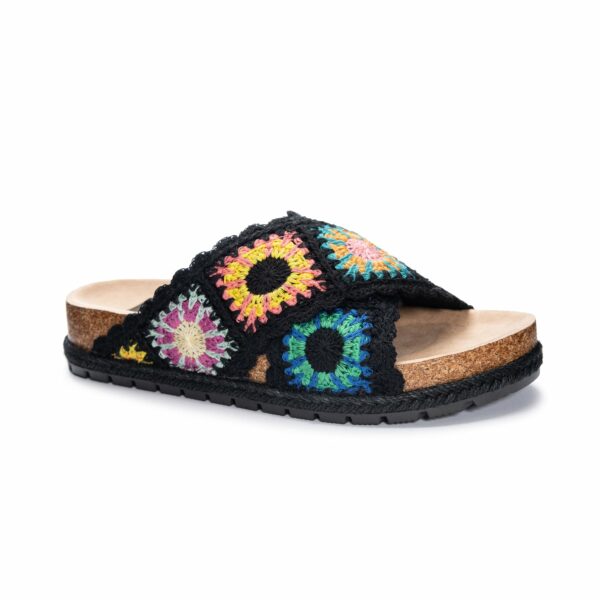 Tacoma Crochet Sandal for Women in Black | by Dirty Laundry