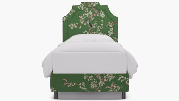 The Inside | Art Deco Bed | Jade Cherry Blossom