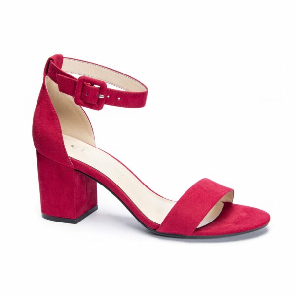 Jody Block Heel Sandal for Women in Ruby Red | Cl By Laundry