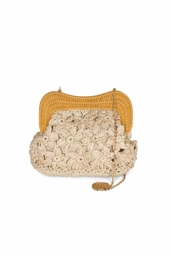 Kayu Kayu Willow Rattan Clutch / Natural