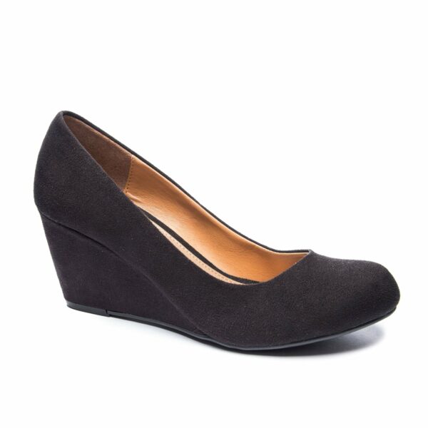 Nima Wide Width Wedge Pump for Women in Black W | Cl By Laundry