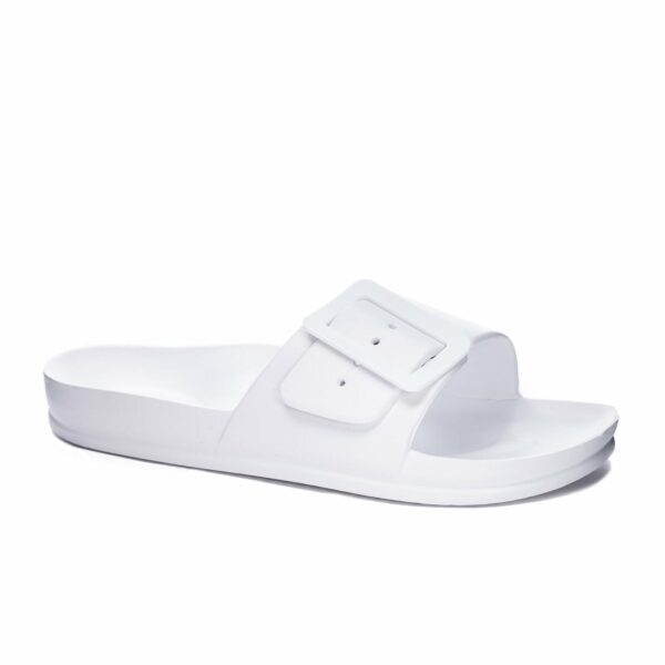 Playful Sandal for Women in White, Size 9 | Cl By Laundry