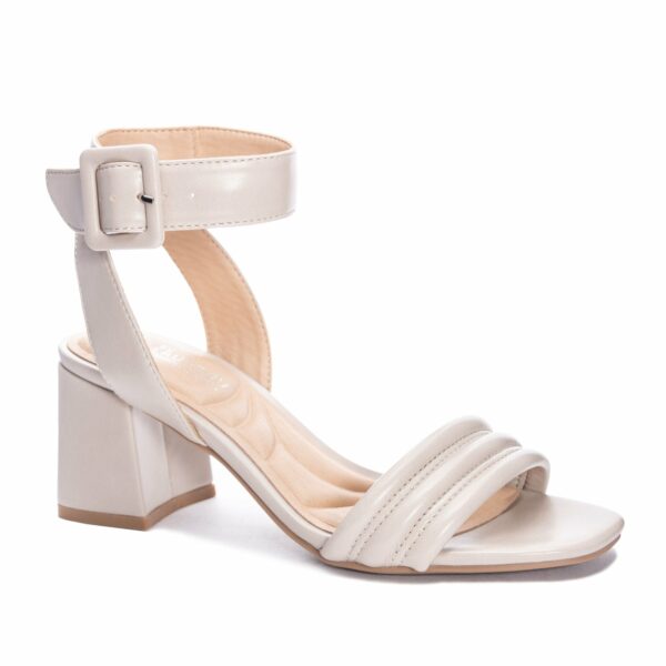 Blest Block Heel Sandal for Women in Beige | Cl By Laundry