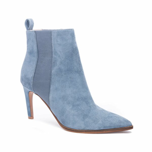 Kensington Suede Bootie for Women in Blue | by 42 Gold