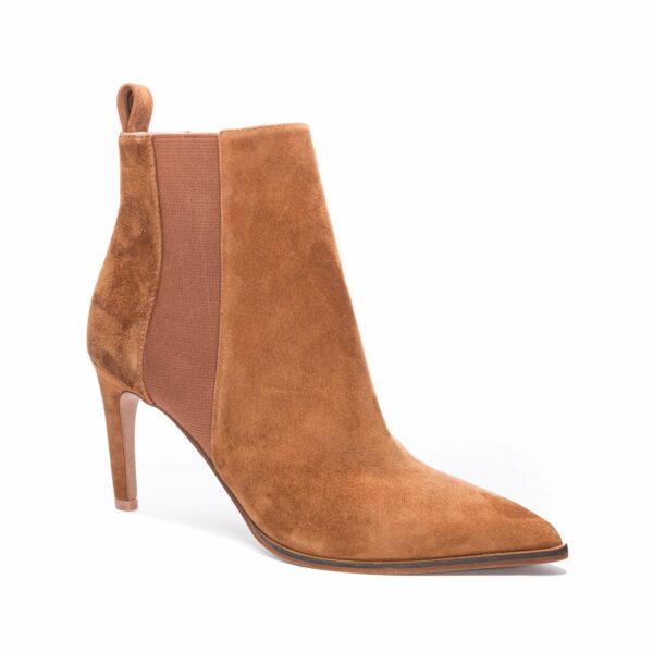 Kensington Suede Bootie for Women in Tan | by 42 Gold