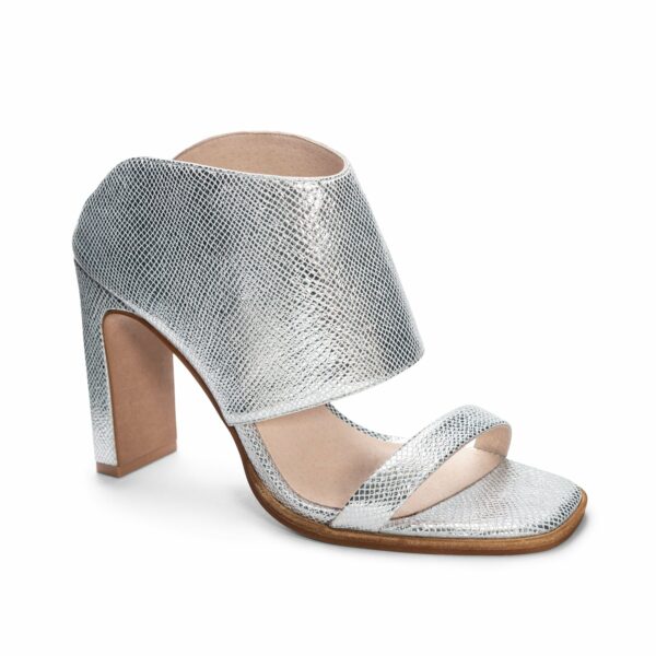 Linx Slide Sandal for Women in Silver | by 42 Gold