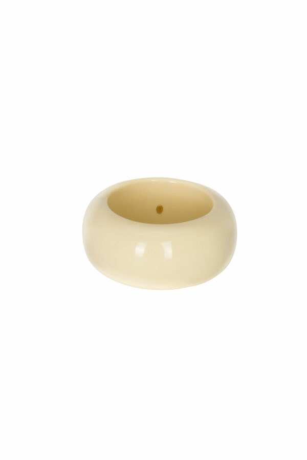 Kenneth Jay Lane Kjl Ivory Resin Bangle Bracelet / Ivory