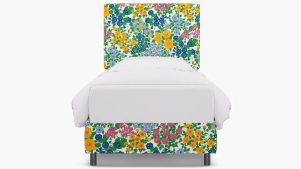 The Inside | Square Back Bed | Fuchsia Million Flowers